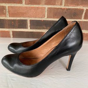 Corso Como Black leather heel pump, Sz 7.5